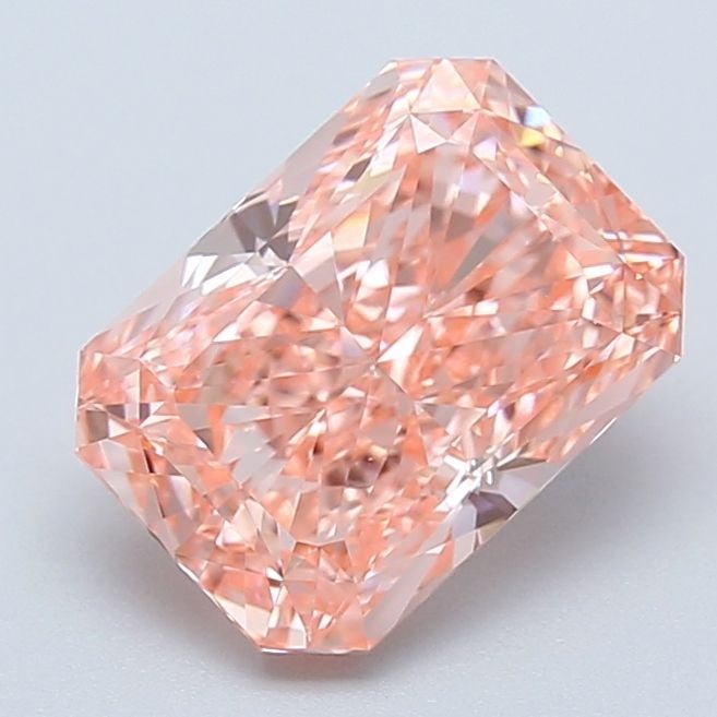 Loose Diamond - RADIANT 3.17ct Fancy Vivid Pink VVS2: Loose Diamond - RADIANT 3.17ct Fancy Vivid Pink VVS2 Source: This is a real non-mined Diamond that has been grown in a lab Shape: RADIANT Carats: 3.17 Color: Fancy Vivid Pink Certification: IGI Video: