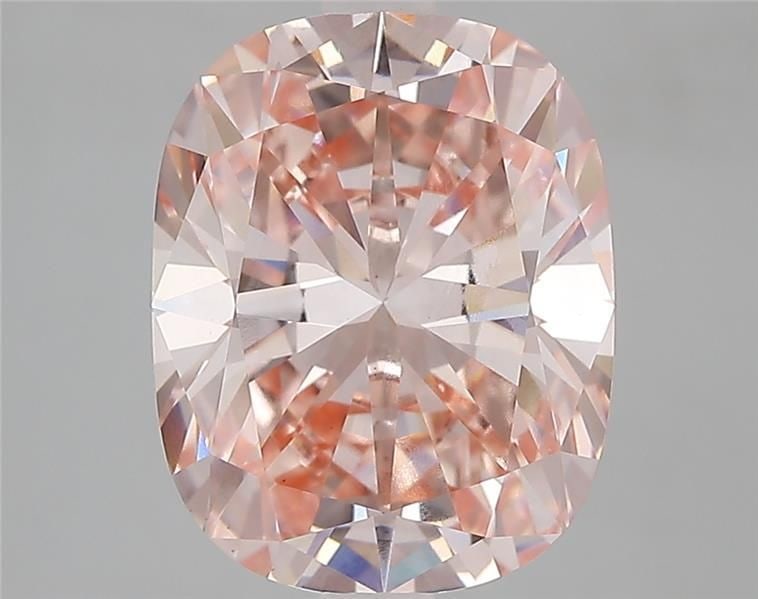 Loose Diamond - CUSHION MODIFIED 4.52ct Fancy Intense Pink VS1: Loose Diamond - CUSHION MODIFIED 4.52ct Fancy Intense Pink VS1 Source: This is a real non-mined Diamond that has been grown in a lab Shape: CUSHION MODIFIED Carats: 4.52 Color: Fancy Intense Pink Cert
