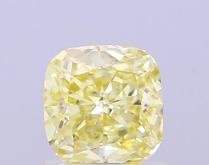 Loose Diamond - CUSHION MODIFIED 1.31ct Fancy Yellow VS1: Loose Diamond - CUSHION MODIFIED 1.31ct Fancy Yellow VS1 Source: This is a real non-mined Diamond that has been grown in a lab Shape: CUSHION MODIFIED Carats: 1.31 Color: Fancy Yellow Certification: I
