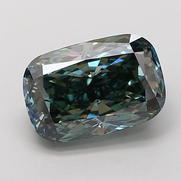 Loose Diamond - CUSHION MODIFIED 3.13ct Fancy Deep Green VS2: Loose Diamond - CUSHION MODIFIED 3.13ct Fancy Deep Green VS2 Source: This is a real non-mined Diamond that has been grown in a lab Shape: CUSHION MODIFIED Carats: 3.13 Color: Fancy Deep Green Certific