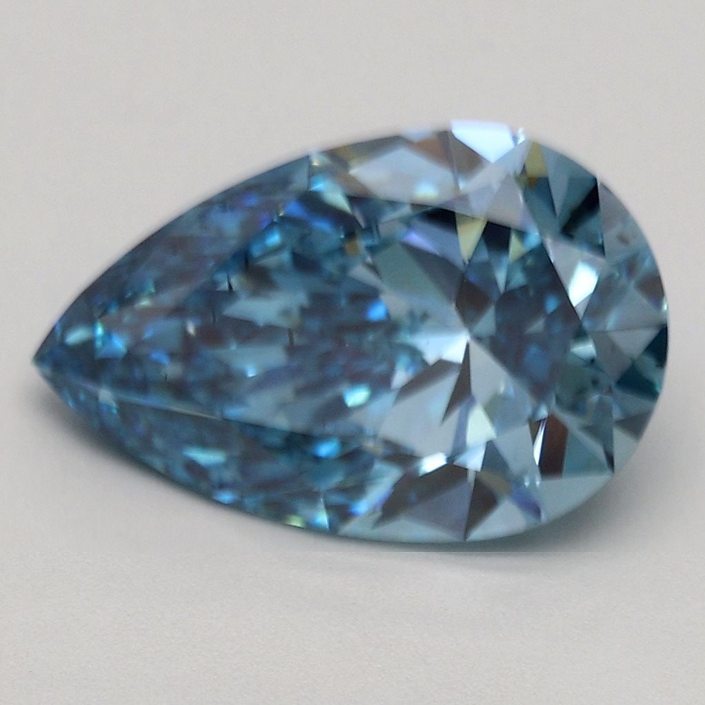 Loose Diamond - PEAR 2.21ct Fancy Vivid Blue SI1 (1 of 1)