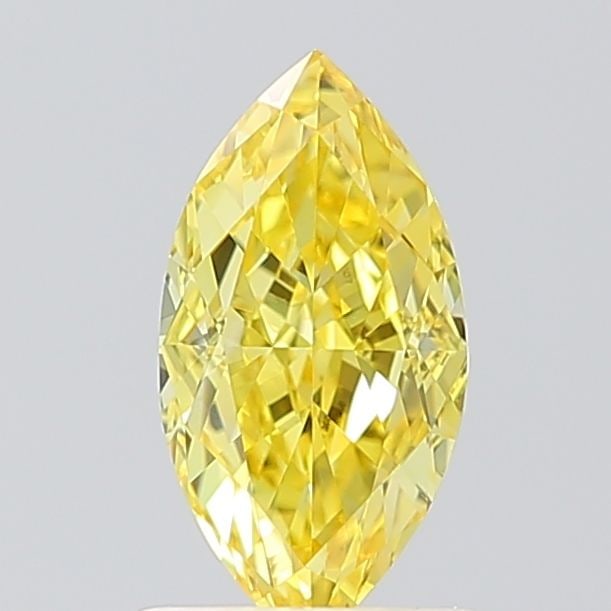 Loose Diamond - MARQUISE 1.05ct Fancy Vivid Yellow VVS2: Loose Diamond - MARQUISE 1.05ct Fancy Vivid Yellow VVS2 Source: This is a real non-mined Diamond that has been grown in a lab Shape: MARQUISE Carats: 1.05 Color: Fancy Vivid Yellow Certification: IGI