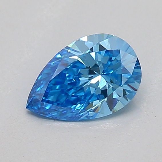 Loose Diamond - PEAR 0.26ct Fancy Vivid Blue VS1: Loose Diamond - PEAR 0.26ct Fancy Vivid Blue VS1 Source: This is a real non-mined Diamond that has been grown in a lab Shape: PEAR Carats: 0.26 Color: Fancy Vivid Blue Certification: IGI Additional im