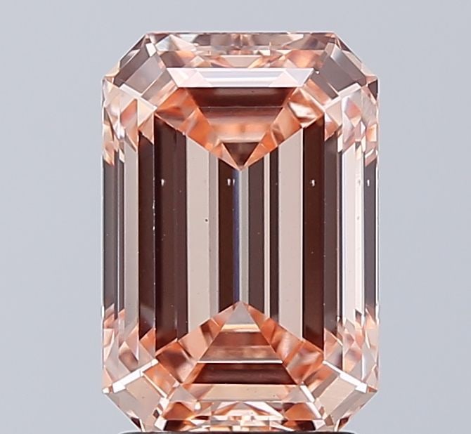 Loose Diamond - EMERALD 2.9ct Fancy Intense Pink VS2: Loose Diamond - EMERALD 2.9ct Fancy Intense Pink VS2 Source: This is a real non-mined Diamond that has been grown in a lab Shape: EMERALD Carats: 2.9 Color: Fancy Intense Pink Certification: IGI Video