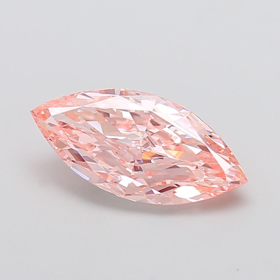 Loose Diamond - MARQUISE 3.67ct Fancy Intense Pink VVS2: Loose Diamond - MARQUISE 3.67ct Fancy Intense Pink VVS2 Source: This is a real non-mined Diamond that has been grown in a lab Shape: MARQUISE Carats: 3.67 Color: Fancy Intense Pink Certification: IGI 