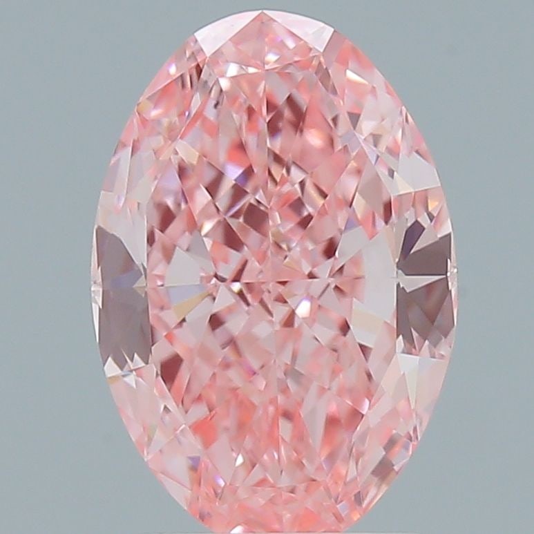 Loose Diamond - OVAL 1.96ct Fancy Vivid Pink VVS2: Loose Diamond - OVAL 1.96ct Fancy Vivid Pink VVS2 Source: This is a real non-mined Diamond that has been grown in a lab Shape: OVAL Carats: 1.96 Color: Fancy Vivid Pink Certification: IGI Video: