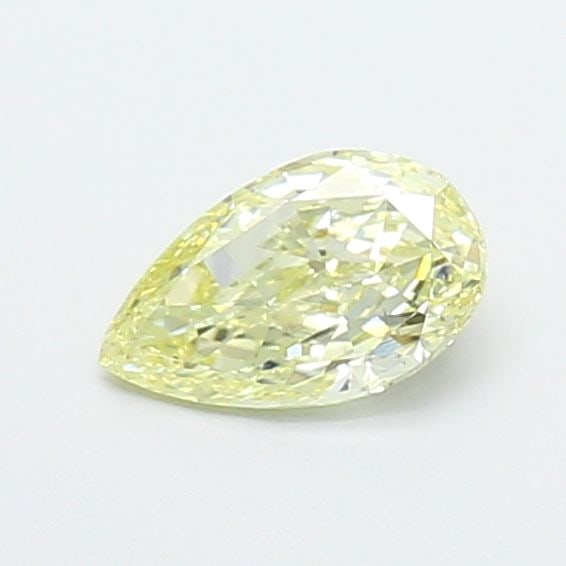 Loose Diamond - PEAR 0.53ct Fancy Light Yellow VS2: Loose Diamond - PEAR 0.53ct Fancy Light Yellow VS2 Source: This is a real non-mined Diamond that has been grown in a lab Shape: PEAR Carats: 0.53 Color: Fancy Light Yellow Certification: IGI Additiona