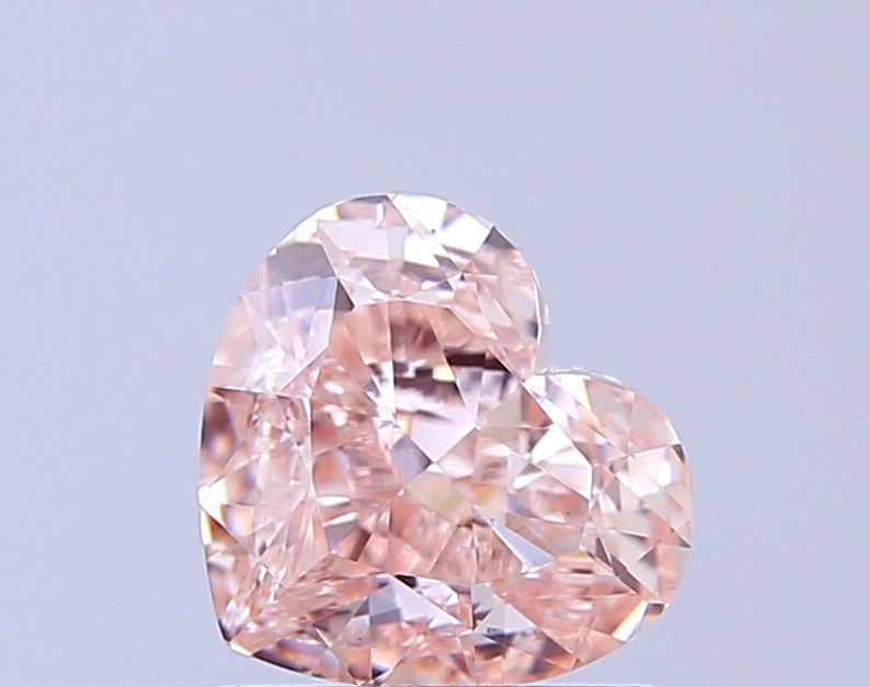 Loose Diamond - HEART 1.51ct Fancy Brown Pink SI1: Loose Diamond - HEART 1.51ct Fancy Brown Pink SI1 Source: This is a real non-mined Diamond that has been grown in a lab Shape: HEART Carats: 1.51 Color: Fancy Brown Pink Certification: IGI Video: