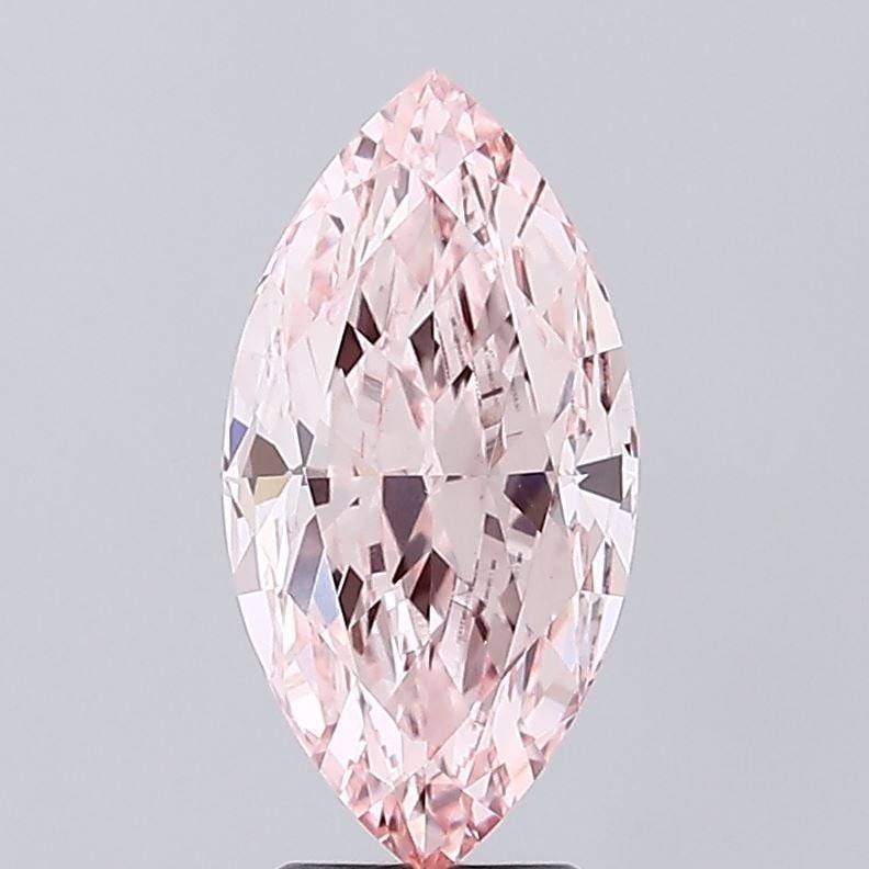 Loose Diamond - MARQUISE 5.03ct Fancy Vivid Pink VS1: Loose Diamond - MARQUISE 5.03ct Fancy Vivid Pink VS1 Source: This is a real non-mined Diamond that has been grown in a lab Shape: MARQUISE Carats: 5.03 Color: Fancy Vivid Pink Certification: IGI Video