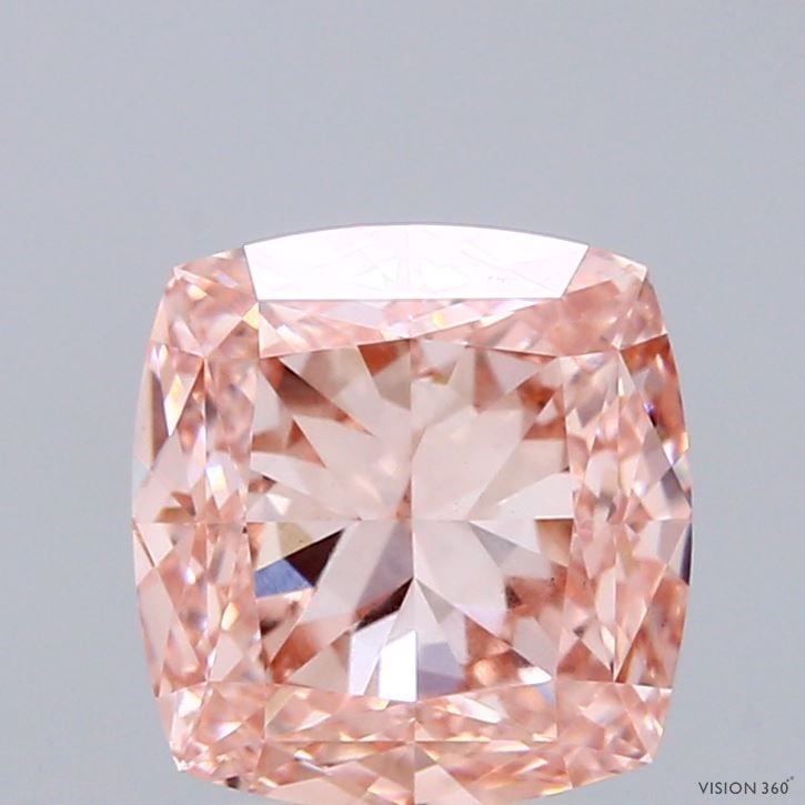 Loose Diamond - CUSHION MODIFIED 3.05ct Fancy Intense Pink VS1: Loose Diamond - CUSHION MODIFIED 3.05ct Fancy Intense Pink VS1 Source: This is a real non-mined Diamond that has been grown in a lab Shape: CUSHION MODIFIED Carats: 3.05 Color: Fancy Intense Pink Cert