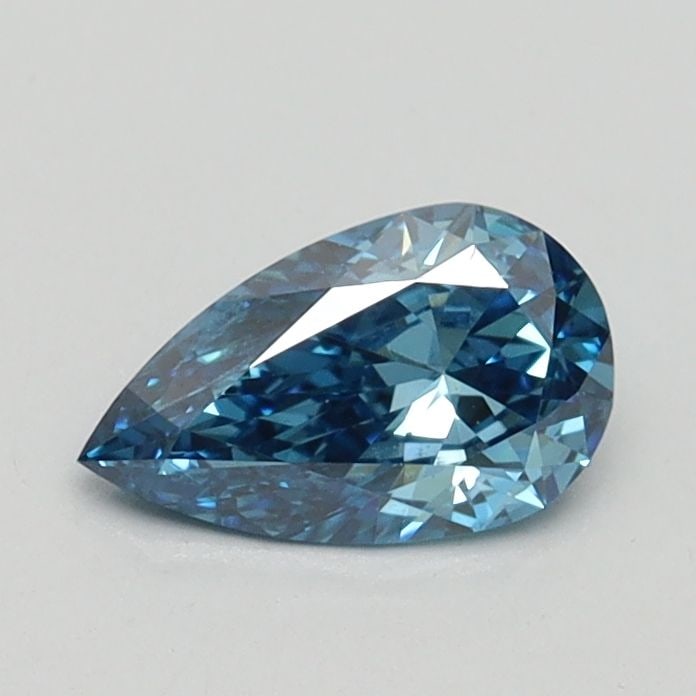 Loose Diamond - PEAR 0.51ct Fancy Vivid Blue VS1: Loose Diamond - PEAR 0.51ct Fancy Vivid Blue VS1 Source: This is a real non-mined Diamond that has been grown in a lab Shape: PEAR Carats: 0.51 Color: Fancy Vivid Blue Certification: IGI Video:
