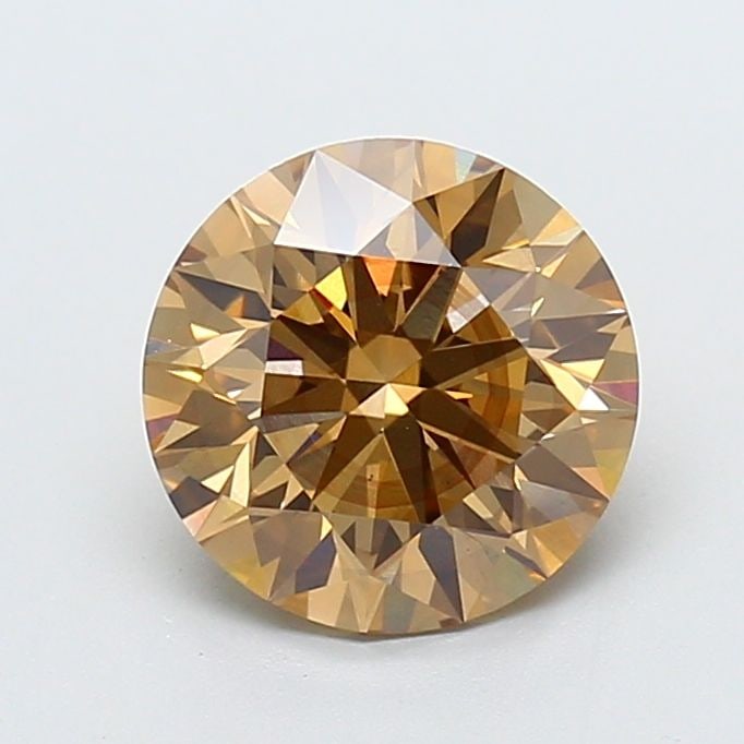 Ideal Loose Diamond - ROUND 2.36ct Fancy Brown VS2: Ideal Loose Diamond - ROUND 2.36ct Fancy Brown VS2 Source: This is a real non-mined Diamond that has been grown in a lab Shape: ROUND Carats: 2.36 Color: Fancy Brown Certification: IGI Video: Video