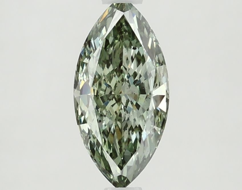 Loose Diamond - MARQUISE 1.31ct Fancy Vivid Green SI1: Loose Diamond - MARQUISE 1.31ct Fancy Vivid Green SI1 Source: This is a real non-mined Diamond that has been grown in a lab Shape: MARQUISE Carats: 1.31 Color: Fancy Vivid Green Certification: NONE Ad