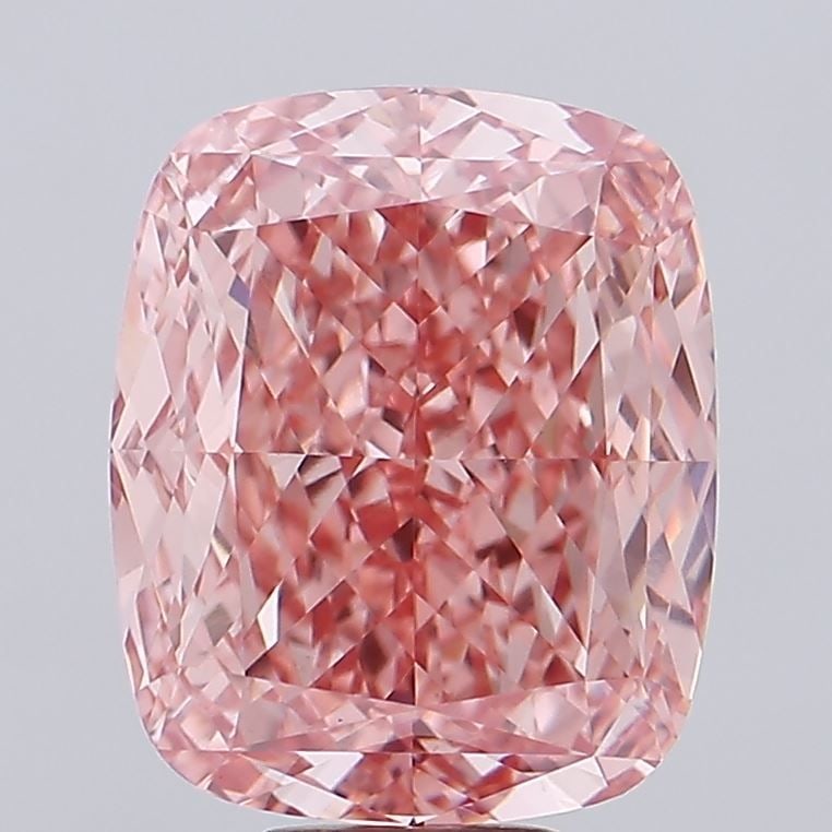 Loose Diamond - CUSHION MODIFIED 12.07ct Fancy Vivid Pink VS1: Loose Diamond - CUSHION MODIFIED 12.07ct Fancy Vivid Pink VS1 Source: This is a real non-mined Diamond that has been grown in a lab Shape: CUSHION MODIFIED Carats: 12.07 Color: Fancy Vivid Pink