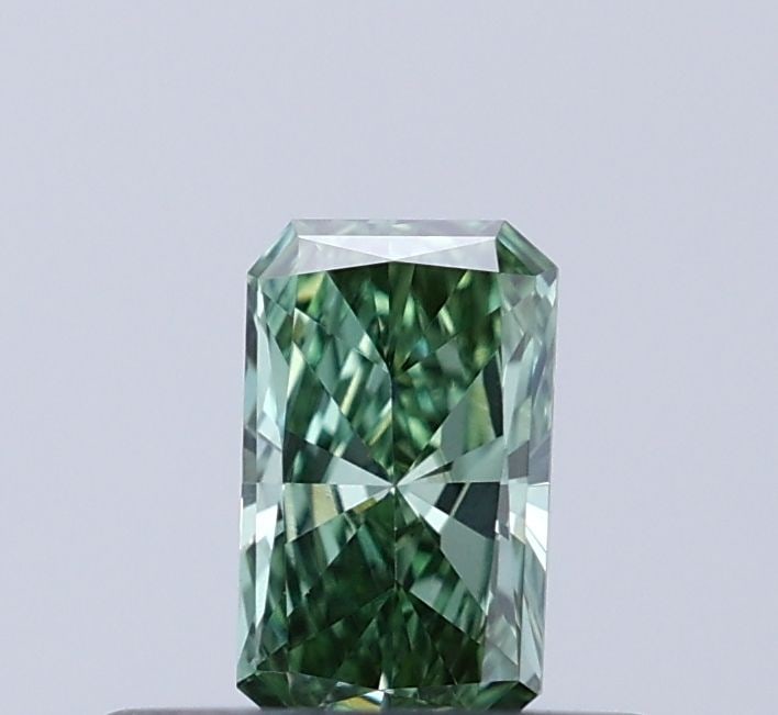 Loose Diamond - RADIANT 0.25ct Fancy Vivid Green VS1: Loose Diamond - RADIANT 0.25ct Fancy Vivid Green VS1 Source: This is a real non-mined Diamond that has been grown in a lab Shape: RADIANT Carats: 0.25 Color: Fancy Vivid Green Certification: IGI