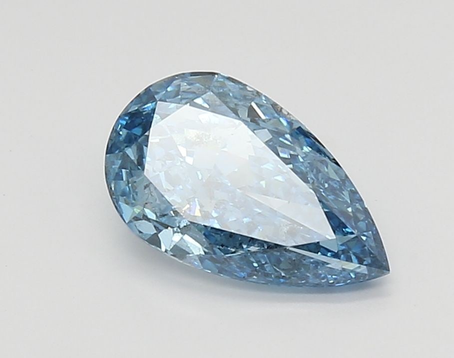 Loose Diamond - PEAR 1.75ct Fancy Vivid Blue SI2: Loose Diamond - PEAR 1.75ct Fancy Vivid Blue SI2 Source: This is a real non-mined Diamond that has been grown in a lab Shape: PEAR Carats: 1.75 Color: Fancy Vivid Blue Certification: IGI Video: