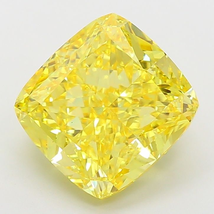 Loose Diamond - CUSHION MODIFIED 6.65ct Fancy Vivid Yellow VS2: Loose Diamond - CUSHION MODIFIED 6.65ct Fancy Vivid Yellow VS2 Source: This is a real non-mined Diamond that has been grown in a lab Shape: CUSHION MODIFIED Carats: 6.65 Color: Fancy Vivid Yellow Cert