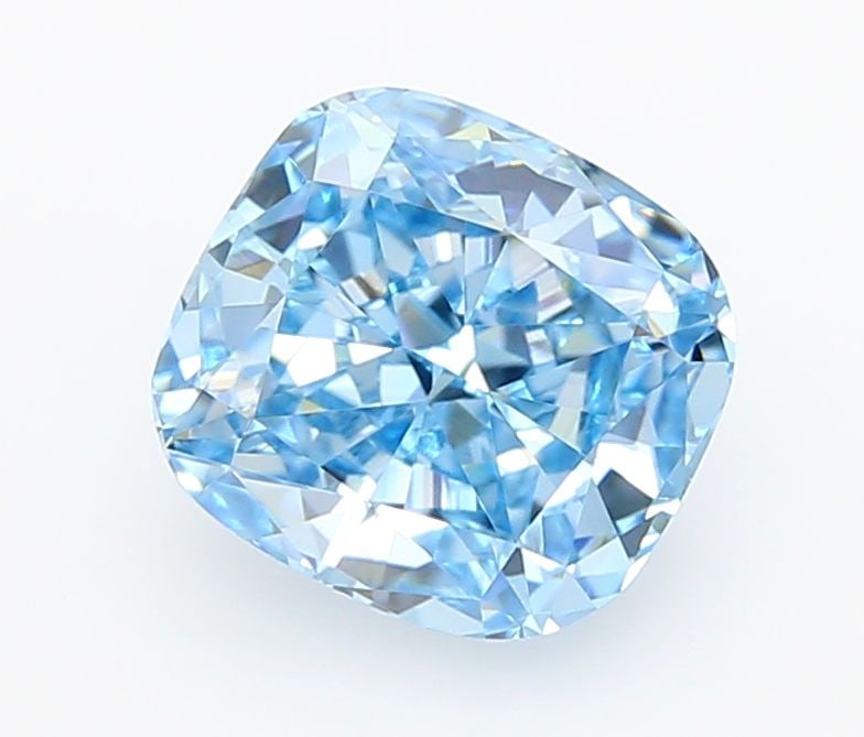 Loose Diamond - CUSHION MODIFIED 1.09ct Fancy Vivid Blue VS1: Loose Diamond - CUSHION MODIFIED 1.09ct Fancy Vivid Blue VS1 Source: This is a real non-mined Diamond that has been grown in a lab Shape: CUSHION MODIFIED Carats: 1.09 Color: Fancy Vivid Blue Certific