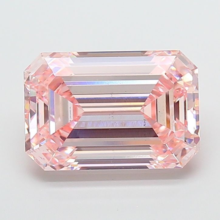 Loose Diamond - EMERALD 6.02ct Fancy Intense Pink VS2: Loose Diamond - EMERALD 6.02ct Fancy Intense Pink VS2 Source: This is a real non-mined Diamond that has been grown in a lab Shape: EMERALD Carats: 6.02 Color: Fancy Intense Pink Certification: IGI Vid