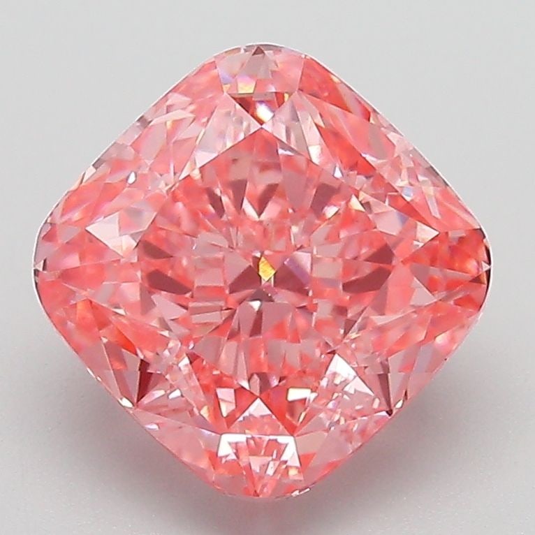 Loose Diamond - CUSHION MODIFIED 3.11ct Fancy Vivid Pink VVS2: Loose Diamond - CUSHION MODIFIED 3.11ct Fancy Vivid Pink VVS2 Source: This is a real non-mined Diamond that has been grown in a lab Shape: CUSHION MODIFIED Carats: 3.11 Color: Fancy Vivid Pink Certifi