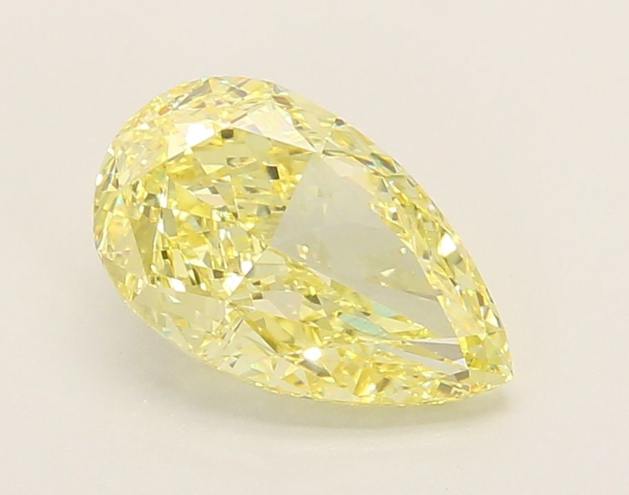 Loose Diamond - PEAR 2.55ct Fancy Intense Yellow VVS2: Loose Diamond - PEAR 2.55ct Fancy Intense Yellow VVS2 Source: This is a real non-mined Diamond that has been grown in a lab Shape: PEAR Carats: 2.55 Color: Fancy Intense Yellow Certification: IGI