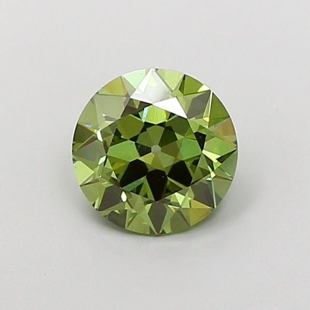 Loose Diamond - ROUND 1.08ct Fancy Vivid Green VVS1: Loose Diamond - ROUND 1.08ct Fancy Vivid Green VVS1 Source: This is a real non-mined Diamond that has been grown in a lab Shape: ROUND Carats: 1.08 Color: Fancy Vivid Green Certification: IGI Video: