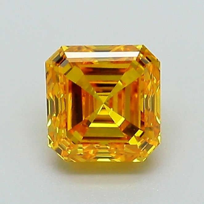 Loose Diamond - ASSCHER 0.99ct Fancy Vivid Yellow VS1: Loose Diamond - ASSCHER 0.99ct Fancy Vivid Yellow VS1 Source: This is a real non-mined Diamond that has been grown in a lab Shape: ASSCHER Carats: 0.99 Color: Fancy Vivid Yellow Certification: IGI