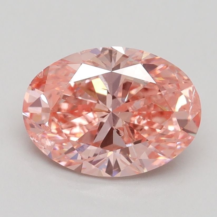 Loose Diamond - OVAL 1.59ct Fancy Vivid Pink SI2: Loose Diamond - OVAL 1.59ct Fancy Vivid Pink SI2 Source: This is a real non-mined Diamond that has been grown in a lab Shape: OVAL Carats: 1.59 Color: Fancy Vivid Pink Certification: IGI Video: Video