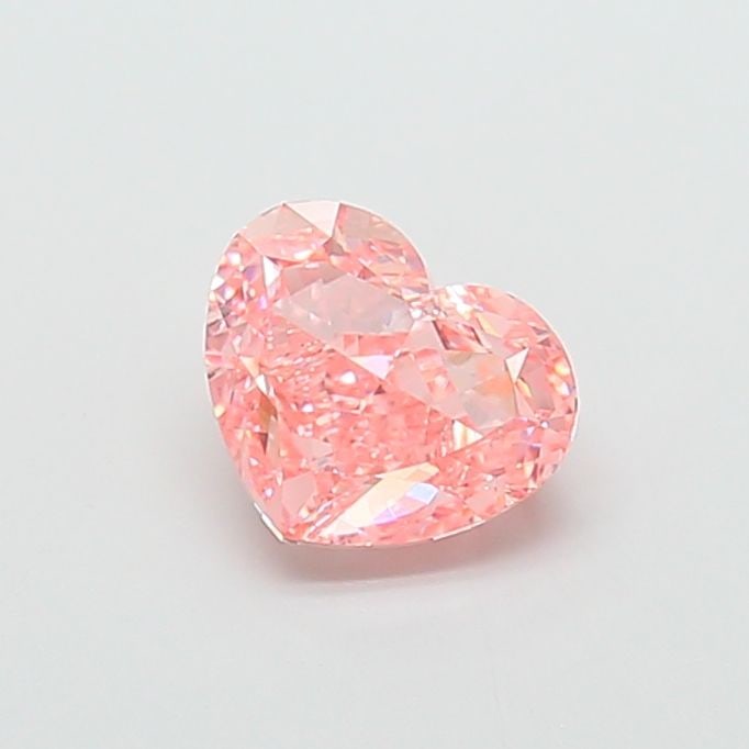 Loose Diamond - HEART 2.42ct Fancy Vivid Pink VVS2: Loose Diamond - HEART 2.42ct Fancy Vivid Pink VVS2 Source: This is a real non-mined Diamond that has been grown in a lab Shape: HEART Carats: 2.42 Color: Fancy Vivid Pink Certification: IGI Video: