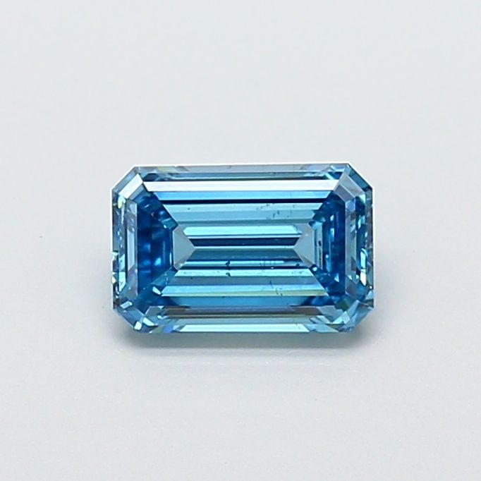 Loose Diamond - EMERALD 1.0ct Fancy Vivid Blue VS2: Loose Diamond - EMERALD 1.0ct Fancy Vivid Blue VS2 Source: This is a real non-mined Diamond that has been grown in a lab Shape: EMERALD Carats: 1.0 Color: Fancy Vivid Blue Certification: IGI Video: