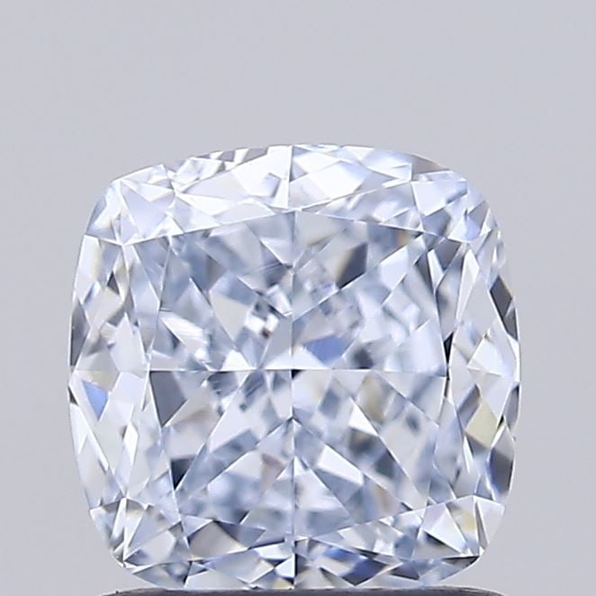 Loose Diamond - CUSHION MODIFIED 1.05ct Fancy Light Blue VVS2: Loose Diamond - CUSHION MODIFIED 1.05ct Fancy Light Blue VVS2 Source: This is a real non-mined Diamond that has been grown in a lab Shape: CUSHION MODIFIED Carats: 1.05 Color: Fancy Light Blue Certifi