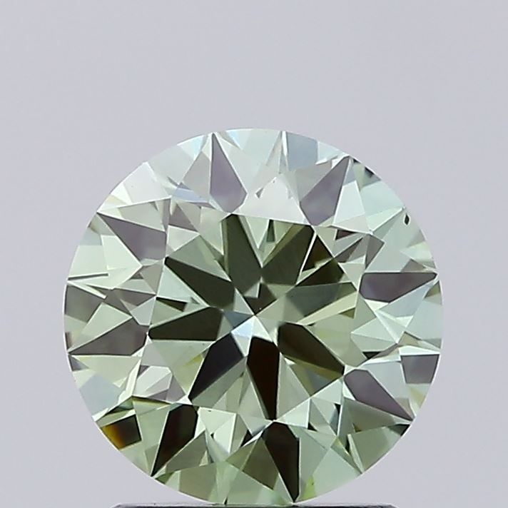 Loose Diamond - ROUND 1.5ct Fancy Vivid Green VS1: Loose Diamond - ROUND 1.5ct Fancy Vivid Green VS1 Source: This is a real non-mined Diamond that has been grown in a lab Shape: ROUND Carats: 1.5 Color: Fancy Vivid Green Certification: IGI Video: