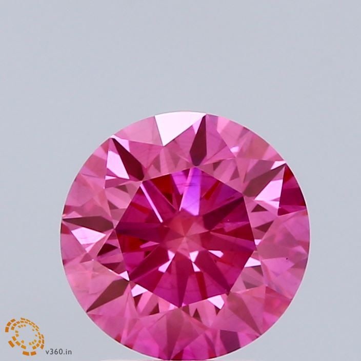 Loose Diamond - ROUND 2.02ct Fancy Vivid Pink SI1: Loose Diamond - ROUND 2.02ct Fancy Vivid Pink SI1 Source: This is a real non-mined Diamond that has been grown in a lab Shape: ROUND Carats: 2.02 Color: Fancy Vivid Pink Certification: IGI Video: