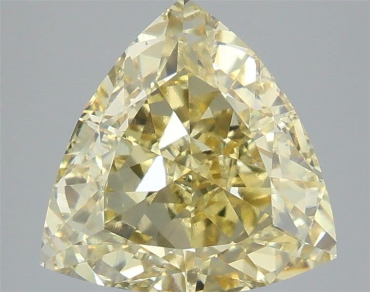 Loose Diamond - TRIANGULAR 4.57ct Fancy Intense Yellow VS1: Loose Diamond - TRIANGULAR 4.57ct Fancy Intense Yellow VS1 Source: This is a real non-mined Diamond that has been grown in a lab Shape: TRIANGULAR Carats: 4.57 Color: Fancy Intense Yellow Certificatio