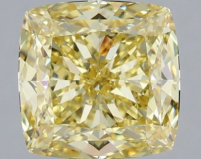 Loose Diamond - CUSHION MODIFIED 3.09ct Fancy Intense Yellow VS1 (1 of 1)