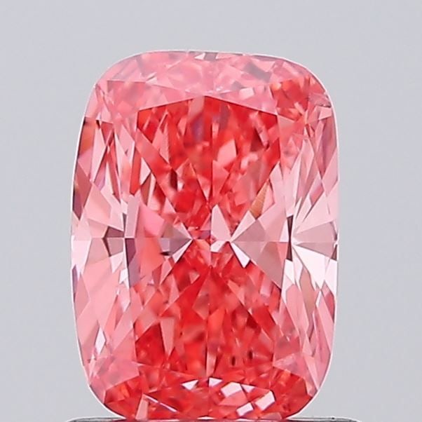 Loose Diamond - CUSHION MODIFIED 0.83ct Fancy Vivid Pink VS2: Loose Diamond - CUSHION MODIFIED 0.83ct Fancy Vivid Pink VS2 Source: This is a real non-mined Diamond that has been grown in a lab Shape: CUSHION MODIFIED Carats: 0.83 Color: Fancy Vivid Pink Certific