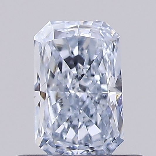 Loose Diamond - RADIANT 0.54ct Fancy Blue VS1: Loose Diamond - RADIANT 0.54ct Fancy Blue VS1 Source: This is a real non-mined Diamond that has been grown in a lab Shape: RADIANT Carats: 0.54 Color: Fancy Blue Certification: IGI Video: