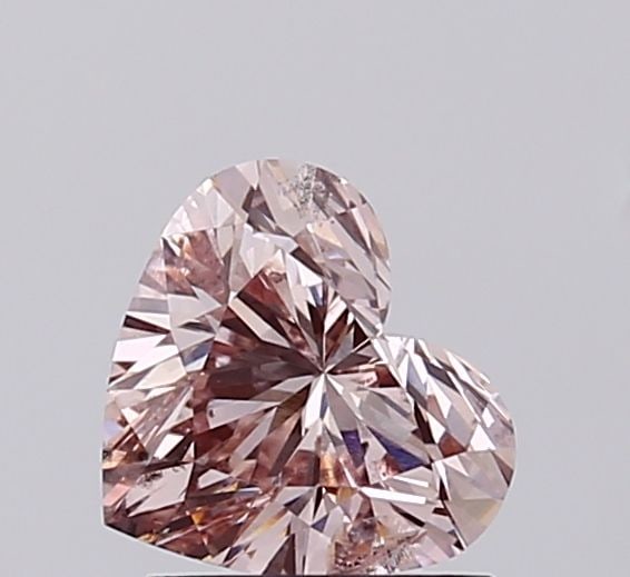 Loose Diamond - HEART 1.01ct Fancy Pink SI2: Loose Diamond - HEART 1.01ct Fancy Pink SI2 Source: This is a real non-mined Diamond that has been grown in a lab Shape: HEART Carats: 1.01 Color: Fancy Pink Certification: IGI Video:
