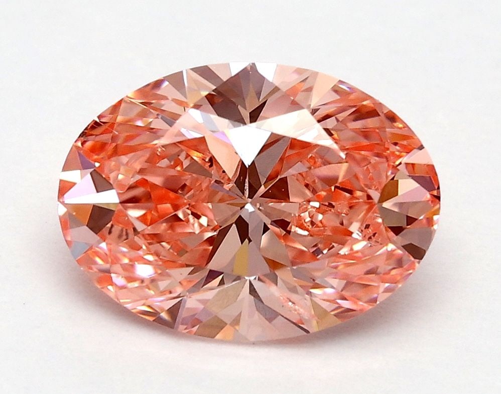 Loose Diamond - OVAL 1.7ct Fancy Vivid Pink SI1: Loose Diamond - OVAL 1.7ct Fancy Vivid Pink SI1 Source: This is a real non-mined Diamond that has been grown in a lab Shape: OVAL Carats: 1.7 Color: Fancy Vivid Pink Certification: IGI Video: