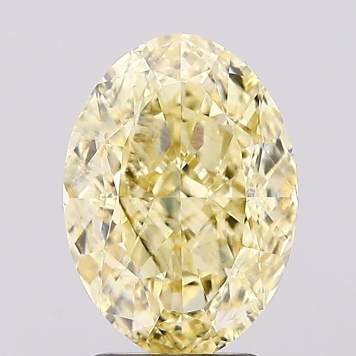 Loose Diamond - OVAL 3.12ct Fancy Intense Yellow SI1: Loose Diamond - OVAL 3.12ct Fancy Intense Yellow SI1 Source: This is a real non-mined Diamond that has been grown in a lab Shape: OVAL Carats: 3.12 Color: Fancy Intense Yellow Certification: IGI Video