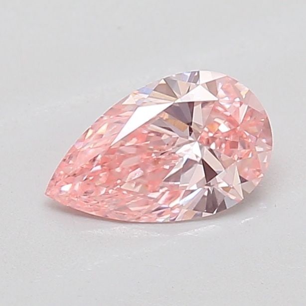 Loose Diamond - PEAR 0.53ct Fancy Vivid Pink VS1: Loose Diamond - PEAR 0.53ct Fancy Vivid Pink VS1 Source: This is a real non-mined Diamond that has been grown in a lab Shape: PEAR Carats: 0.53 Color: Fancy Vivid Pink Certification: IGI Video: