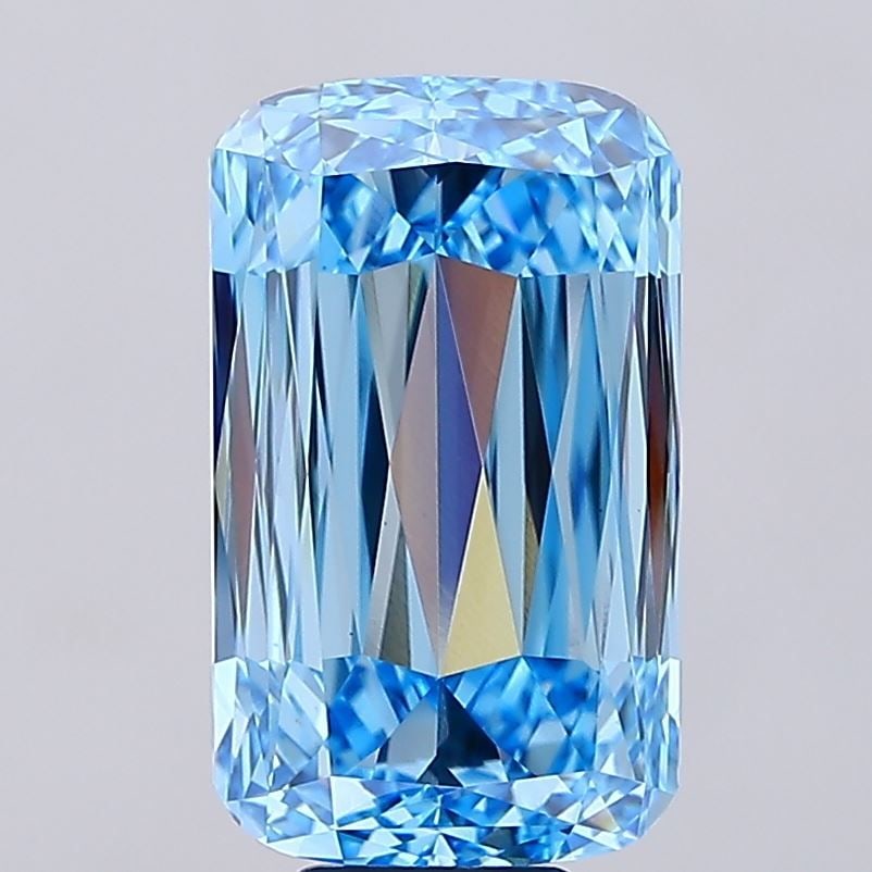 Loose Diamond - CUSHION MODIFIED 11.06ct Fancy Vivid Blue VS1: Loose Diamond - CUSHION MODIFIED 11.06ct Fancy Vivid Blue VS1 Source: This is a real non-mined Diamond that has been grown in a lab Shape: CUSHION MODIFIED Carats: 11.06 Color: Fancy Vivid Blue Certif