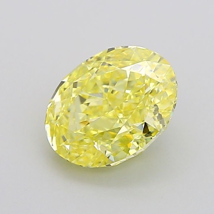 Loose Diamond - OVAL 2.36ct Fancy Intense Yellow VVS2: Loose Diamond - OVAL 2.36ct Fancy Intense Yellow VVS2 Source: This is a real non-mined Diamond that has been grown in a lab Shape: OVAL Carats: 2.36 Color: Fancy Intense Yellow Certification: IGI Vide