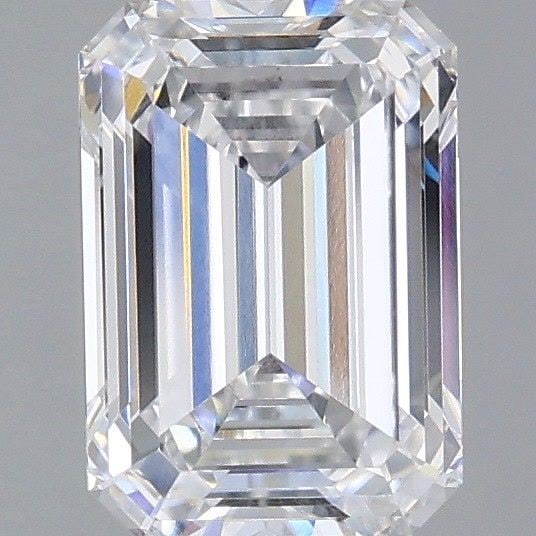 Loose Diamond - EMERALD 1.58ct D VVS2: Loose Diamond - EMERALD 1.58ct D VVS2 Source: This is a real non-mined Diamond that has been grown in a lab Shape: EMERALD Carats: 1.58 Color: D Clarity: VVS2 Certification: IGI Video: