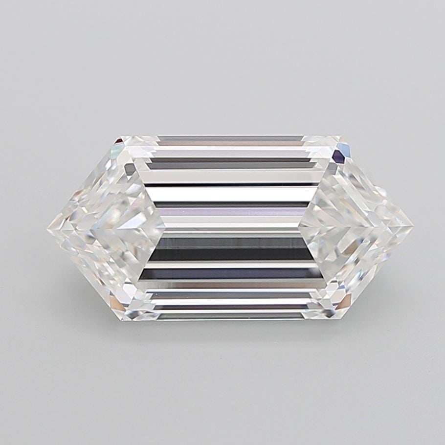 Loose Diamond - HEXAGONAL 9.28ct F VVS2: Loose Diamond - HEXAGONAL 9.28ct F VVS2 Source: This is a real non-mined Diamond that has been grown in a lab Shape: HEXAGONAL Carats: 9.28 Color: F Clarity: VVS2 Certification: IGI Video: