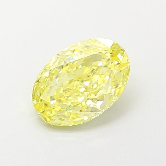 Loose Diamond - OVAL 0.9ct Fancy Intense Yellow VS2: Loose Diamond - OVAL 0.9ct Fancy Intense Yellow VS2 Source: This is a real non-mined Diamond that has been grown in a lab Shape: OVAL Carats: 0.9 Color: Fancy Intense Yellow Certification: IGI Video: