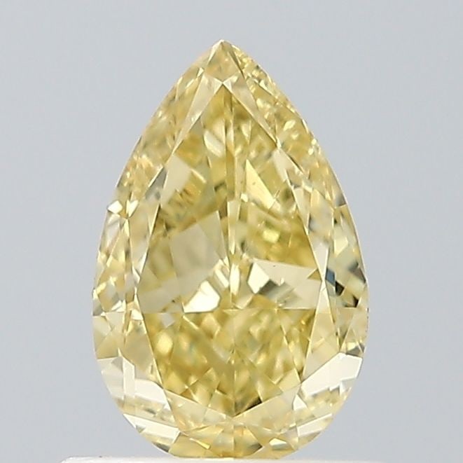Loose Diamond - PEAR 0.71ct Fancy Intense Yellow VVS2: Loose Diamond - PEAR 0.71ct Fancy Intense Yellow VVS2 Source: This is a real non-mined Diamond that has been grown in a lab Shape: PEAR Carats: 0.71 Color: Fancy Intense Yellow Certification: IGI Vide