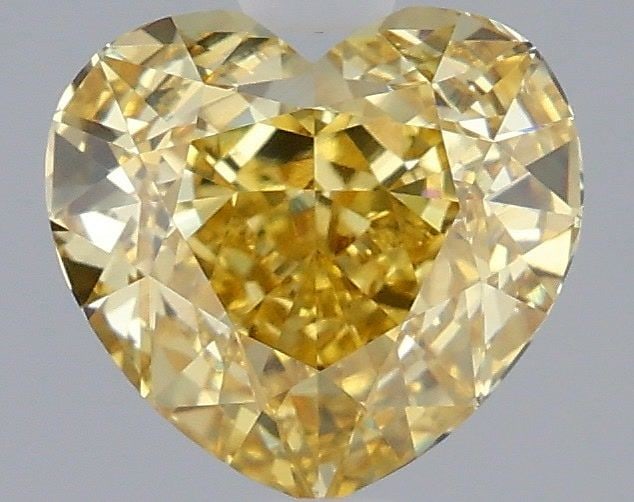 Loose Diamond - HEART 2.03ct Fancy Intense Yellow VS1: Loose Diamond - HEART 2.03ct Fancy Intense Yellow VS1 Source: This is a real non-mined Diamond that has been grown in a lab Shape: HEART Carats: 2.03 Color: Fancy Intense Yellow Certification: IGI Vid