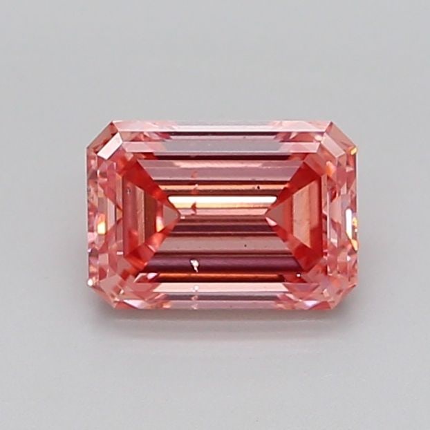Loose Diamond - EMERALD 2.06ct Fancy Intense Pink SI1: Loose Diamond - EMERALD 2.06ct Fancy Intense Pink SI1 Source: This is a real non-mined Diamond that has been grown in a lab Shape: EMERALD Carats: 2.06 Color: Fancy Intense Pink Certification: IGI Vid