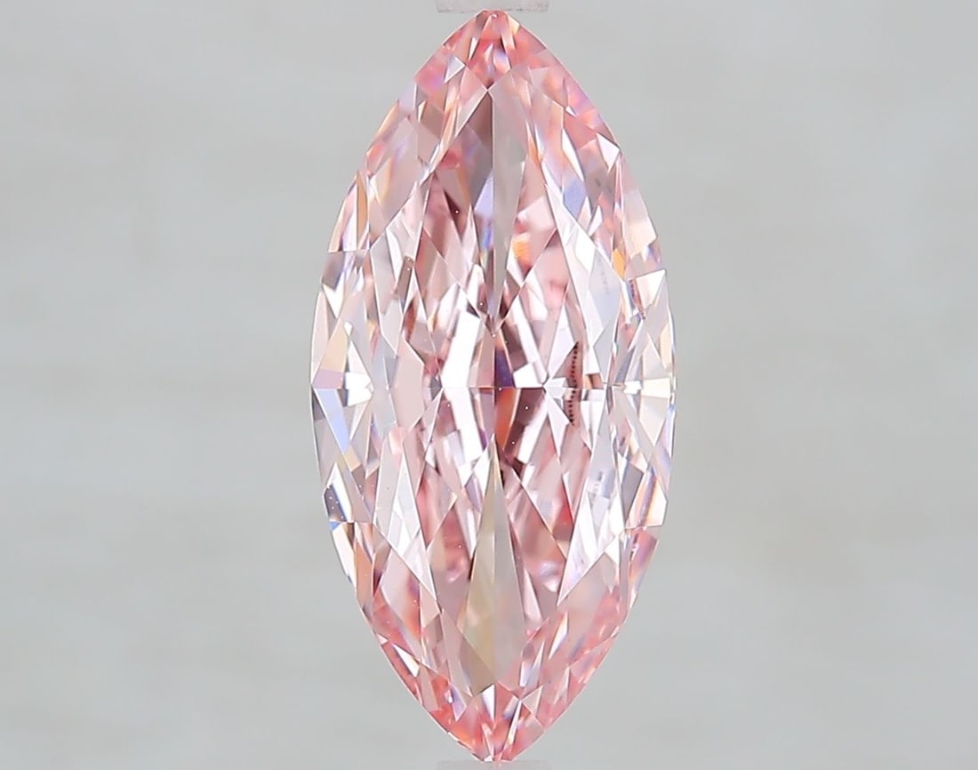 Loose Diamond - MARQUISE 3.4ct Fancy Intense Pink VVS2: Loose Diamond - MARQUISE 3.4ct Fancy Intense Pink VVS2 Source: This is a real non-mined Diamond that has been grown in a lab Shape: MARQUISE Carats: 3.4 Color: Fancy Intense Pink Certification: IGI Vi